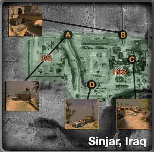 INSURGENCY: Modern Infantry Combat - Карты и режимы игры.
