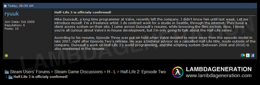 Half-Life 2: Episode Three - Интриги на форумах Steam. Будет триквел, а не эпизод