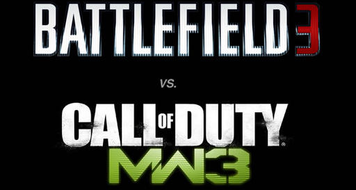 Call Of Duty: Modern Warfare 3 - Battlefield 3 против Call of Duty: Modern Warfare 3.