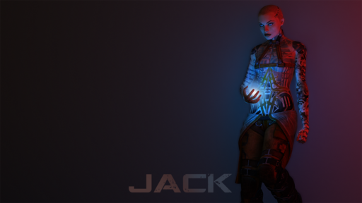 Mass Effect 3 - Джек. Фанарт