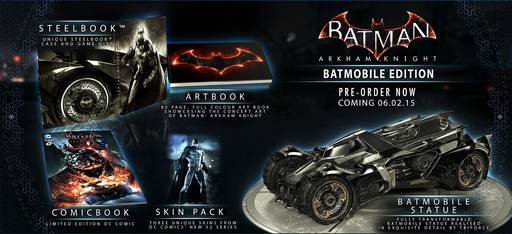 Batman: Arkham 3  - Состав коллекционных изданий